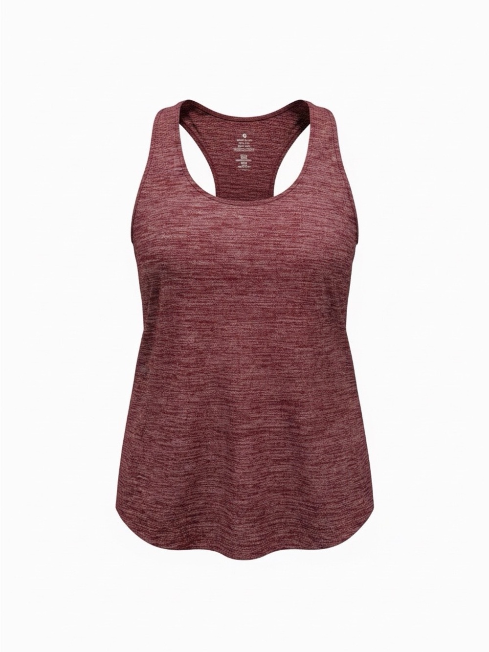 Women’s Racerback Tank Top - Marled Wine